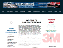 Tablet Screenshot of paulsdistributors.com